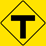 T Symbol sign