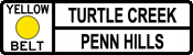 Yellow Belt - Turtle Creek/Penn Hills sign