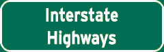 Interstate Highways sign