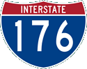 Interstate 176 marker