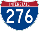 Interstate 276 marker