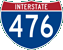 I-476 marker