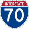 Interstate 70 marker