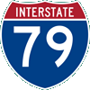 Interstate 79 marker