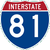 Interstate 81 marker