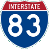 Interstate 83 marker