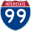 Interstate 99 marker