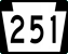 PA 251 marker