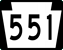 PA 551 marker