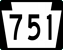 PA 751 marker