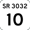 SR 3032 marker
