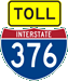 Toll I-376 marker