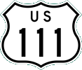 US 111 marker