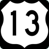 US 13 marker