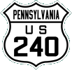 US 240 marker