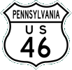US 46 marker