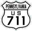 US 711 marker