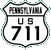 US 711 marker