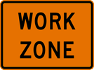 Image of a Work Zone Plaque (G20-5AP)