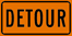 Image of a Detour Sign (G20-6-2)