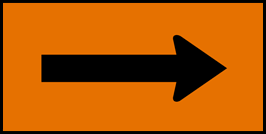 Image of a Temporary Arrow Sign (G40-1)