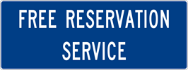 Image of a Free Reservation Service Sign (D5-6-3)