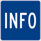 Image of a Visitor Information Symbol Sign (D9-10)