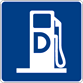 Image of a Diesel Symbol Sign (D9-11)