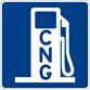 Image of a Compressed Natural Gas Sign (D9-11A)