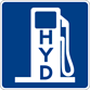 Image of a Hydrogen Fuel Sign (D9-11F)