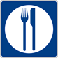 Image of a Food Symbol Sign (D9-8)
