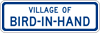 Image of a Village Name Sign (I10-3)