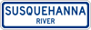 Image of a River Name Sign (I10-6)