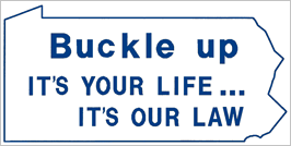 Image of a Buckle-Up Sign (I14-6)