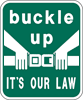 Image of a Buckle-Up Sign (I14-6A)