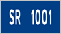 Image of a Overhead Roadway Identification Sign (I18-1)