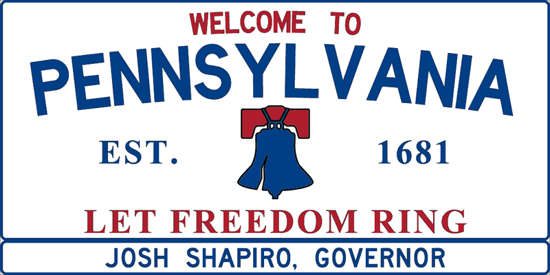 Pennsylvania Welcomes You Sign (I2-101) Image of a Pennsylvania Welcomes You Sign (I2-101)