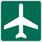 Airport Sign (I3-5) Image of a Airport Sign (I3-5)