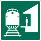 Train Station Sign (I3-7) Image of a Train Station Sign (I3-7)