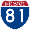 Interstate 81 marker