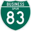 Image of a Interstate Business Spur Sign (M1-3)