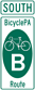 Image of a BicyclePA Route Marker (M1-8A-1)