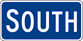 Image of an Interstate South Marker (M3-3P-1)