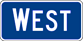 Image of a Interstate West Marker (M3-4-1)