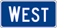Image of an Interstate West Marker (M3-4P-1)