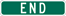 Image of an End Marker (Supplemental Plaque for Bicycle Route) (M4-101P)