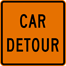Image of a Car Detour Marker (M4-8-1)