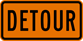 Image of a Detour Marker (M4-8)