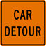 Image of a Car Detour Marker (M4-8P-1)