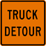 Image of a Truck Detour Marker (M4-8P-2)